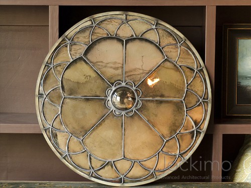 Lotus Framed Mirror